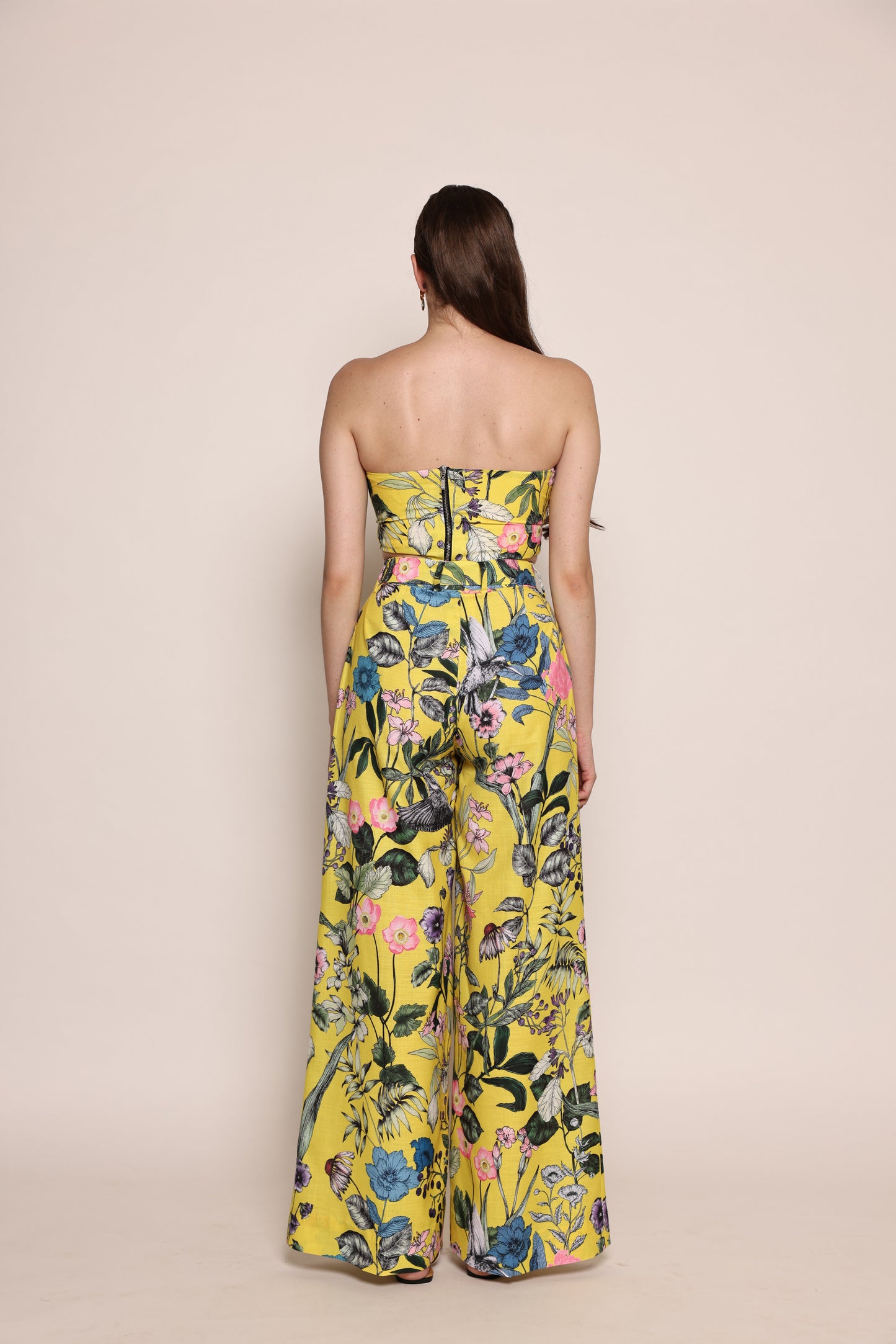 Capri - Co-ord set with Tube and relaxed fit pants with metal hardware