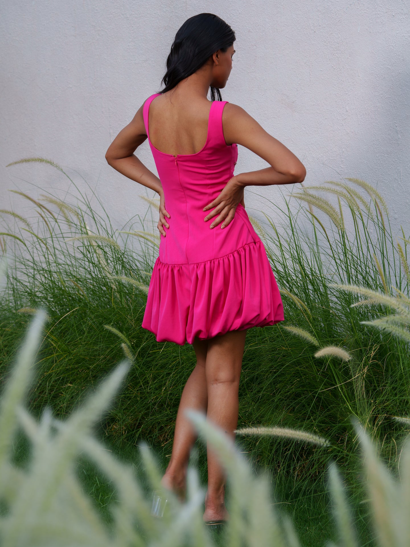 Lola - Short drop-waist dress