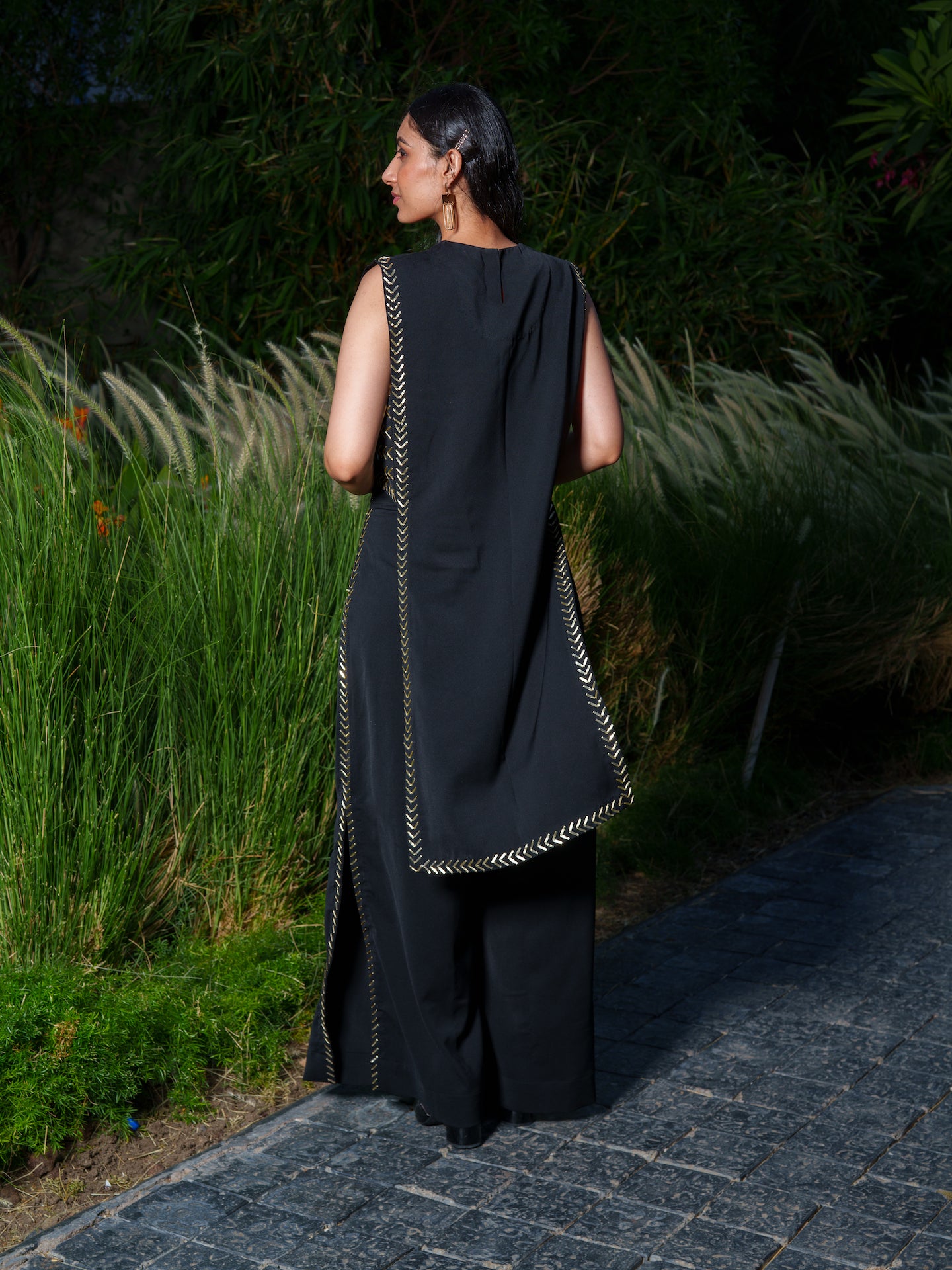 Laila - Co-ord set with golden detailing