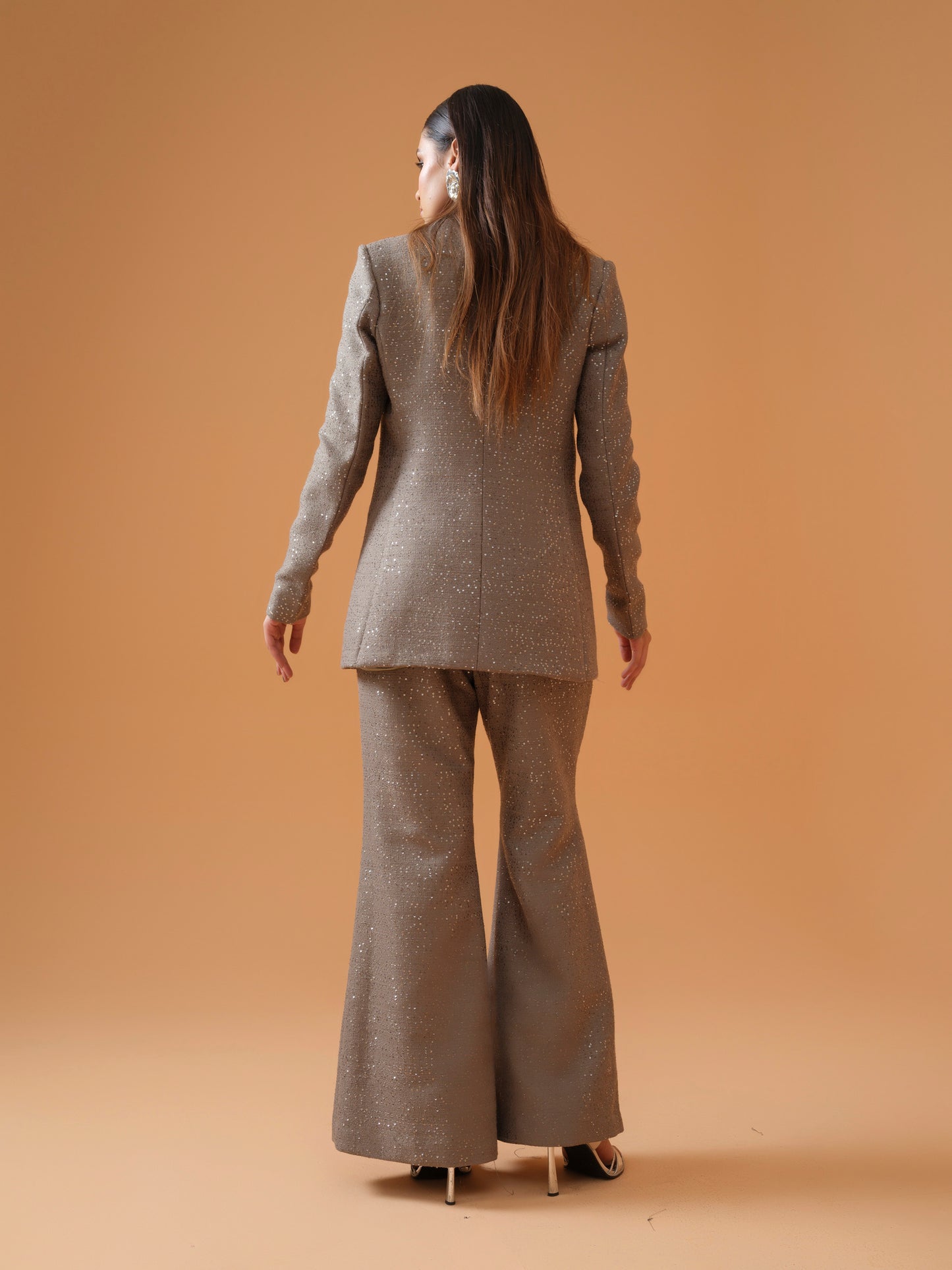 Ona co-ord set with blazer and flared pants