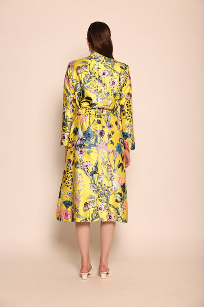 Lyon - Trench coat dress with belt detailing