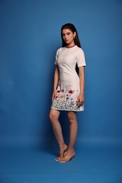 Eden - Embroidered short dress