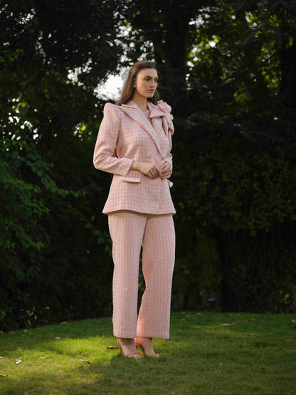 ASTRA - Double breasted blazer paired with pant