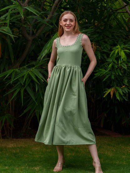 Edwina - Crystal embellished dress