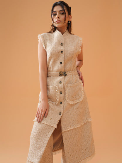 Opal co-ord set with long jacket dress and pants