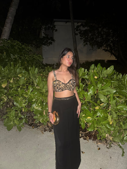 Rishina Talreja in Samara - co-ord  with embellished flower detailing